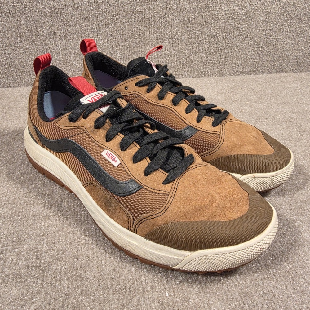 Vans UltraRange EXO MTE-1 Brown Black Red Suede Sneakers Mens 11.5